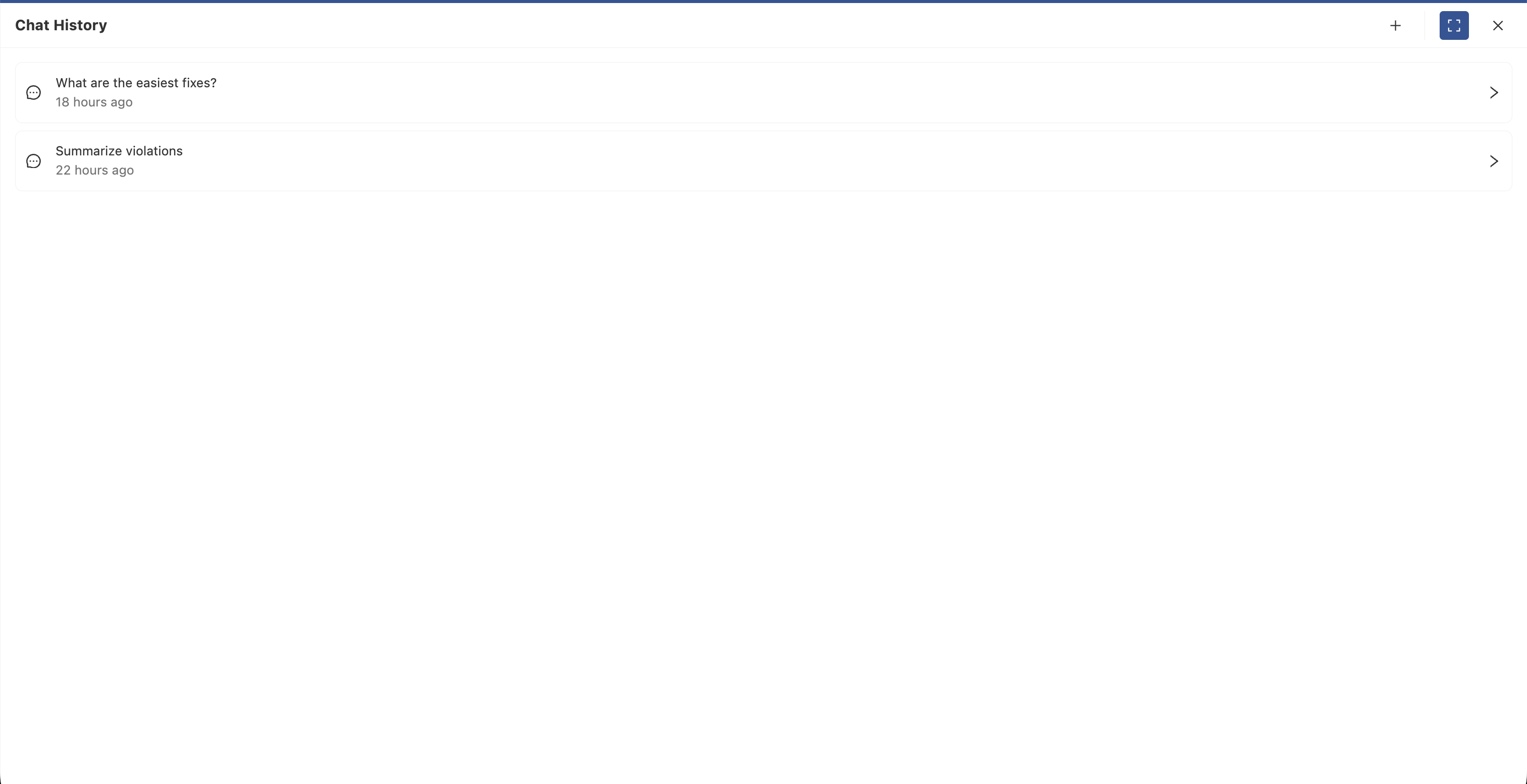 AI Copilot Conversation History